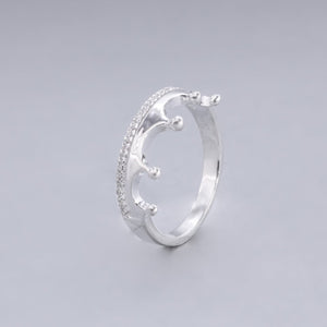 #AD104 - Anillo De Corona De Plata - IP3.3