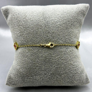 #PA10107 - Pulsera Tipo Van Cleef De Oro 10k 3.5