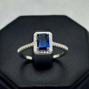 #AD210 - Anillo Solitario Compromiso Piedra Rectangular - IC2.6