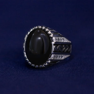 #AC103 - Anillo De Caballero De Plata - IP8.0