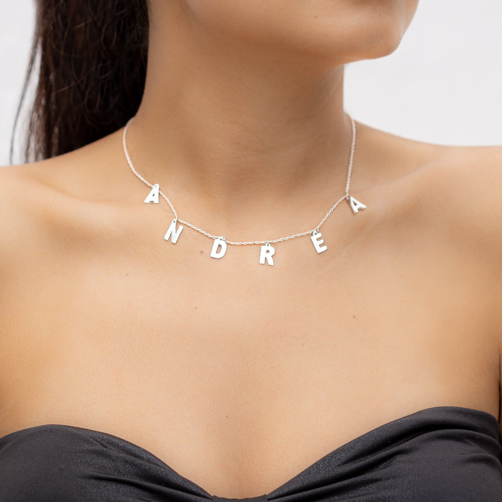 #HE101/CAD173 - Gargantilla Con Nombre Personalizado