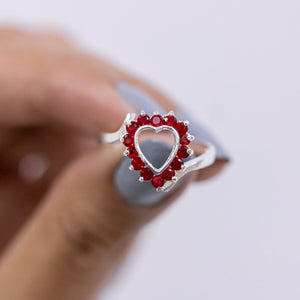 #AD164 - Anillo De Corazón - ZC2.4