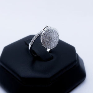 #AD250 - Anillo Con Colgante Circular - IP2.5