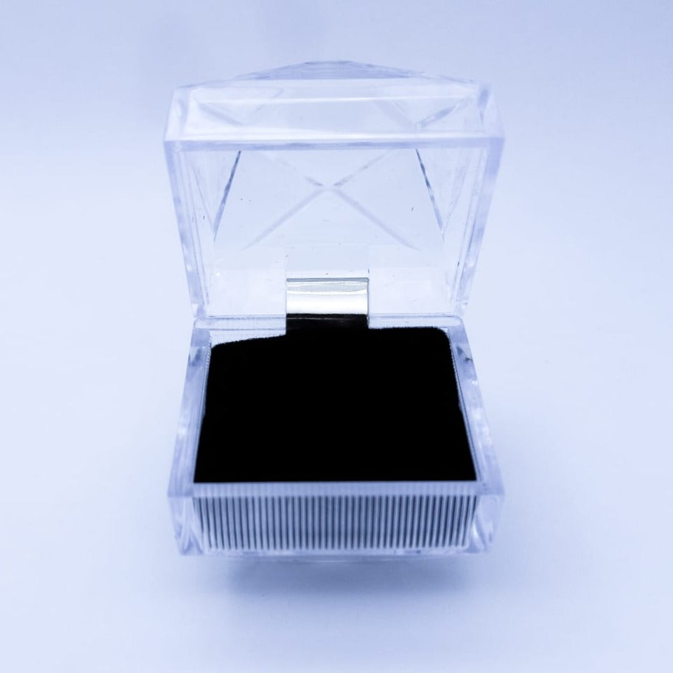 #ACC101 - Caja De Anillo Compromiso Transparente Chica