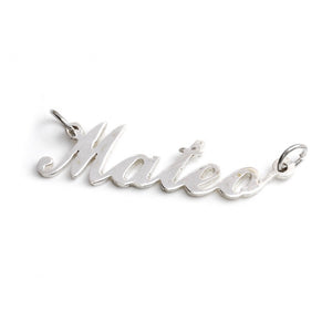 #HE102/CAD173 - Gargantilla De Nombre Personalizado De Plata